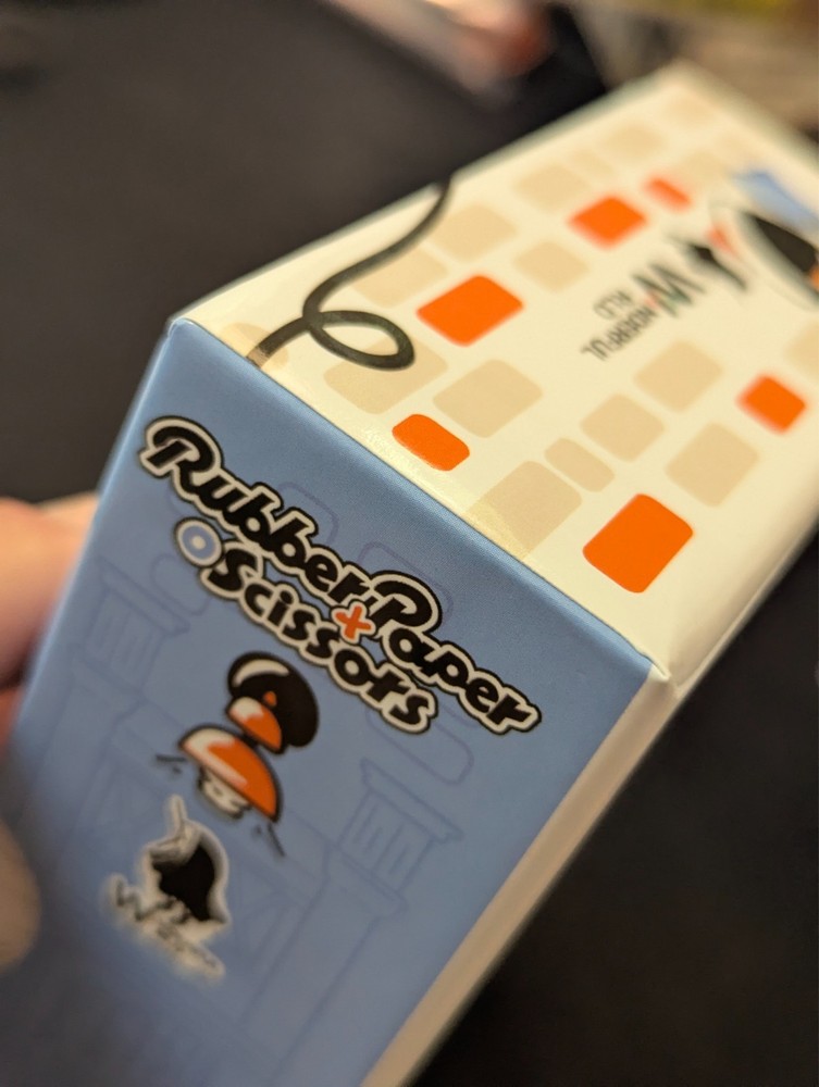 RUBBER PAPER SCISSORS Board Game 100% COMPLETE 2023