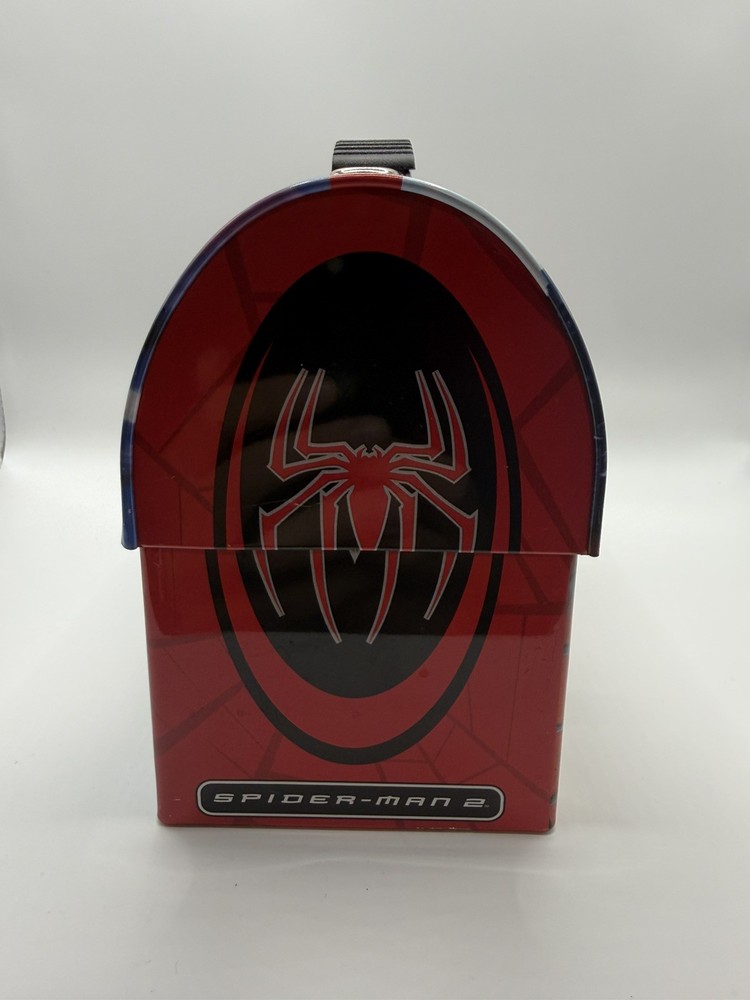 Spider-Man 2 Mini Tin Lunch Box 2004 Marvel Characters