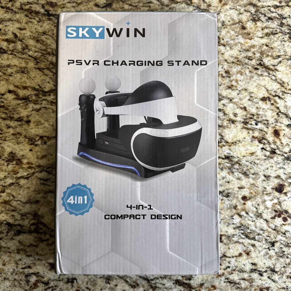 sky win psvr charging stand 4 in 1 compact design