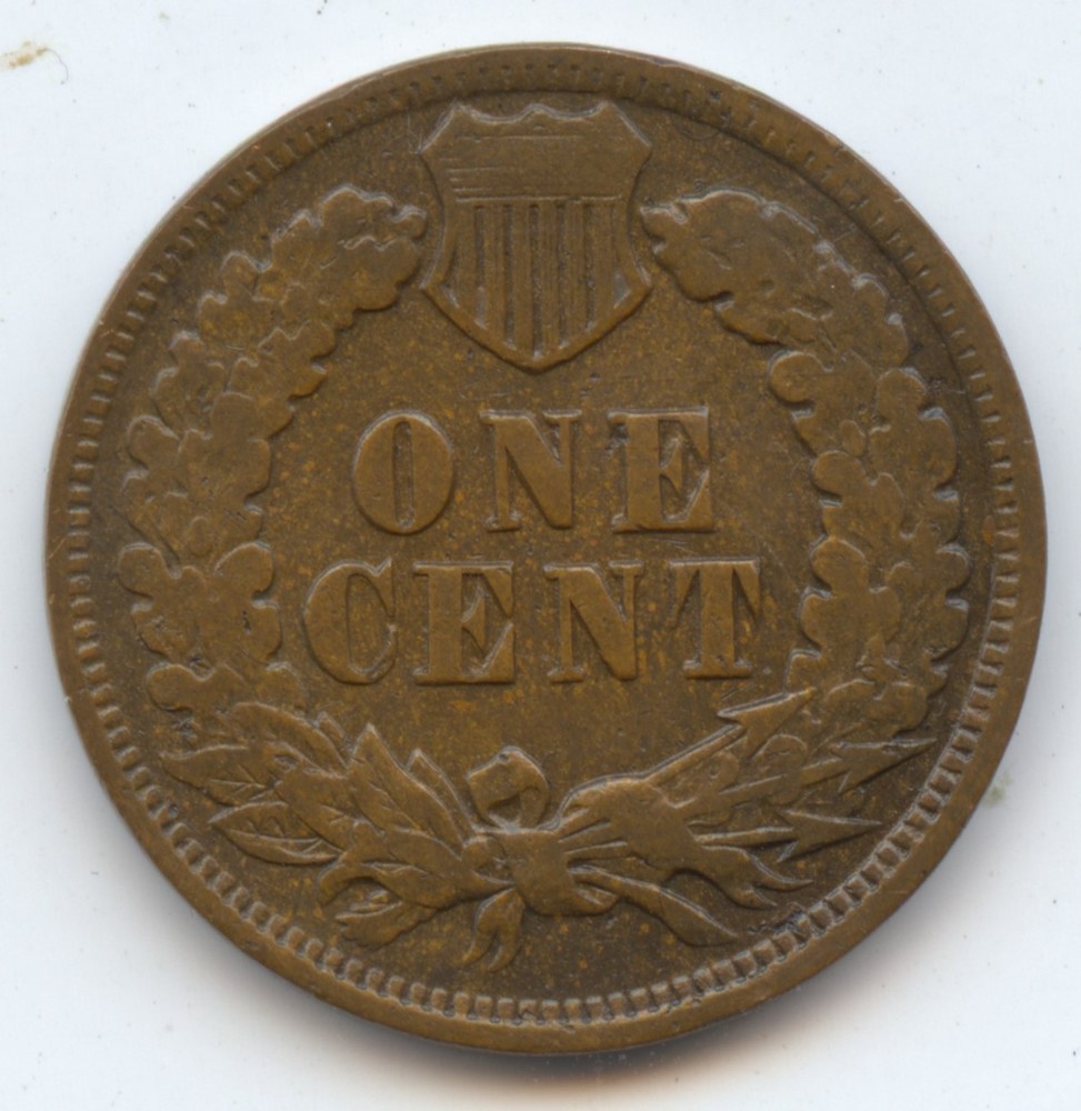 Error 1901 Indian Cent (#6625) Planchet Defect Near Date.