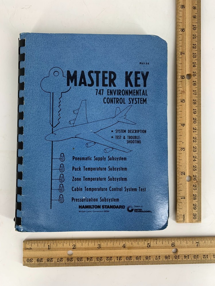 Master Key 747 Environmental Control System Manual Hamilton Std Utd Technology