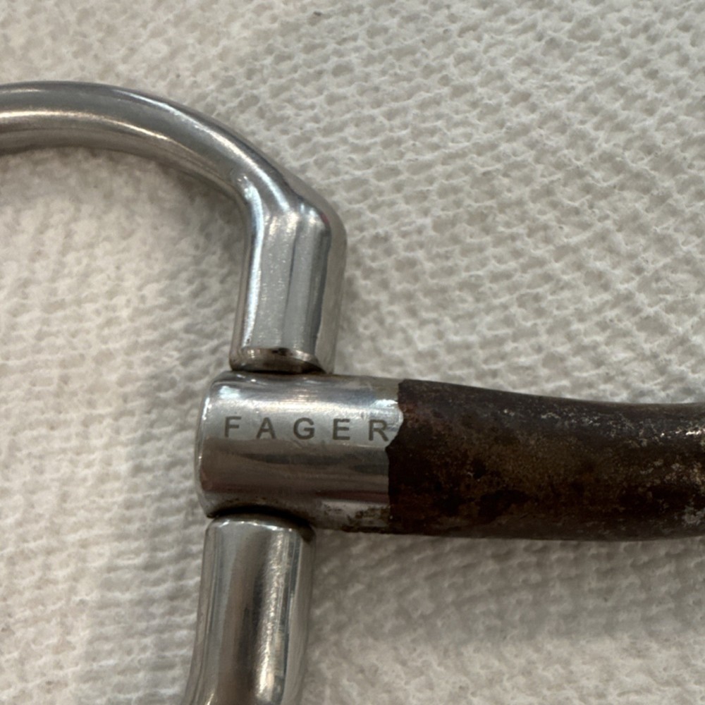 Fager Alexander Sweet Iron Fixed Ring snaffle 5 3/4 145mm
