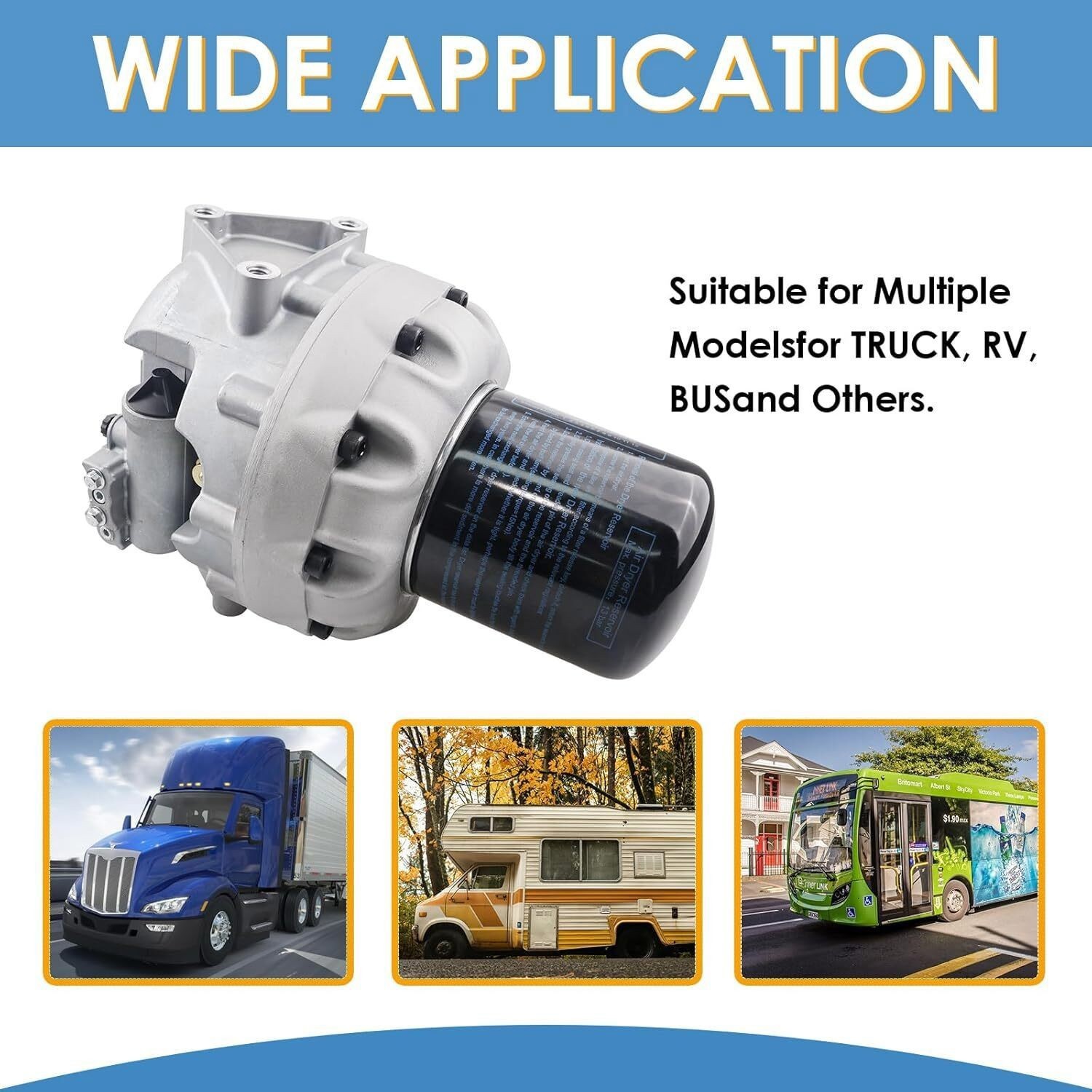 Air Dryer System Saver 4324711010 for Freightliner Cascadia Wabco