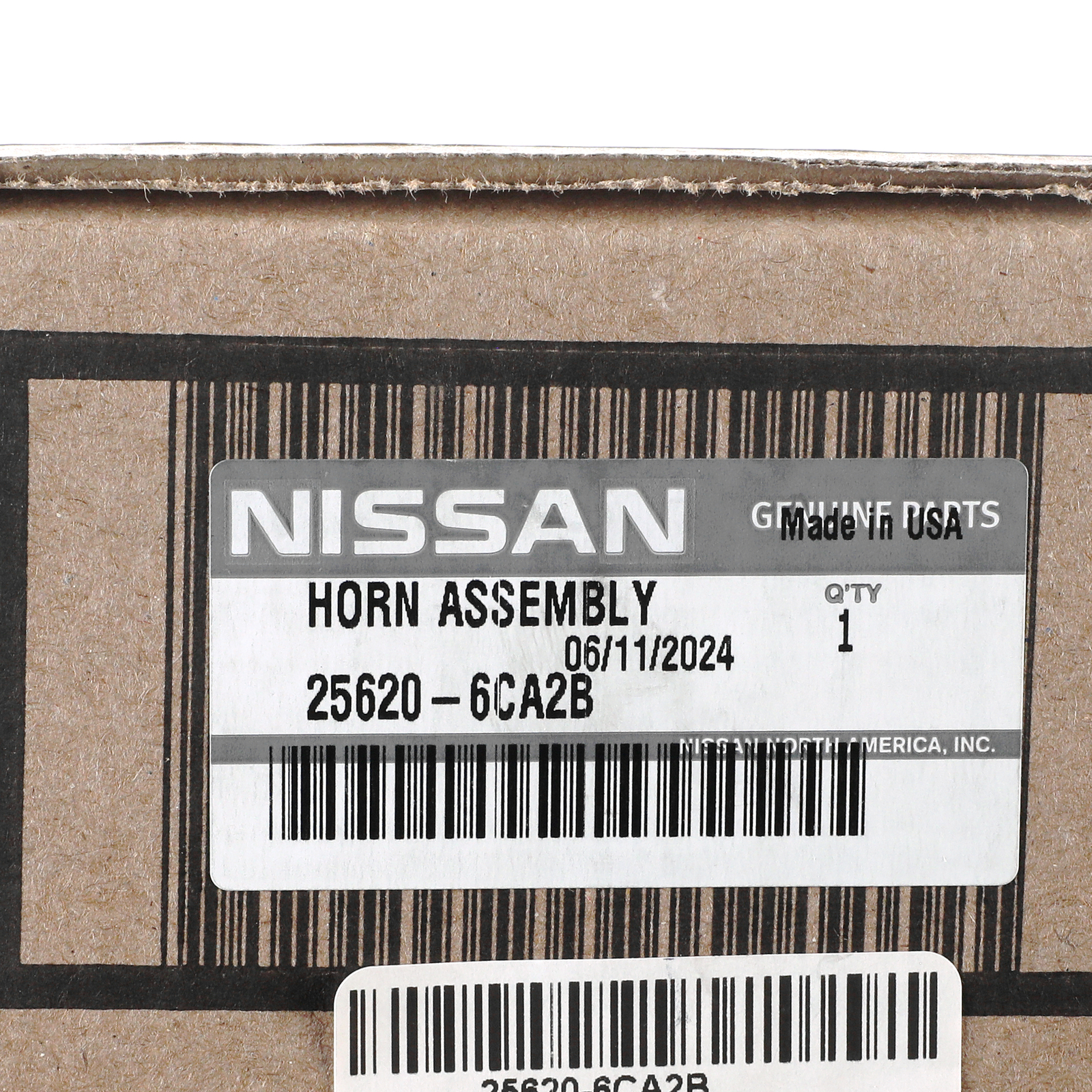 NEW OEM Nissan 2022-2024 Altima Electric Low Note Horn Assembly 25620-6CA2B