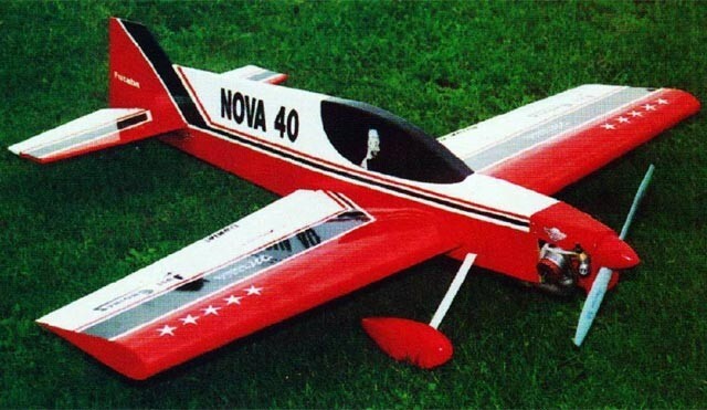 Balsa Nova 40 52" Wingspan RC Model Airplane Printed Plans Templates