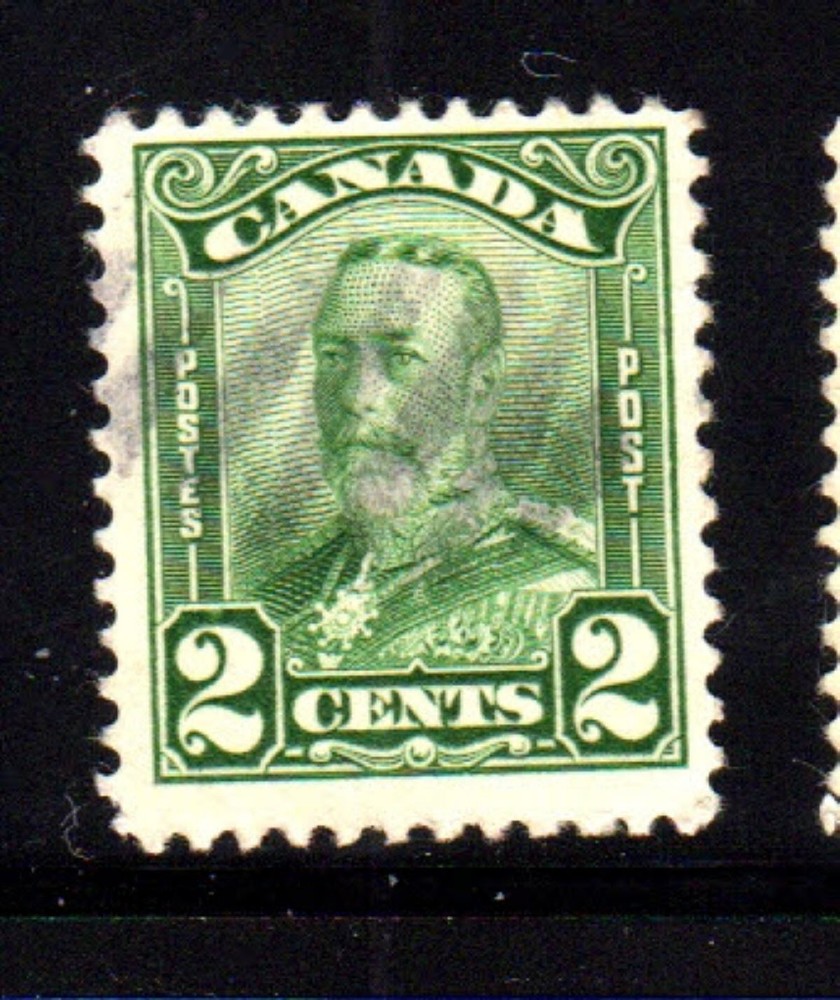 CANADA #150  2 CENT KING GEORGE V SCROLL ISSUE   USED   a