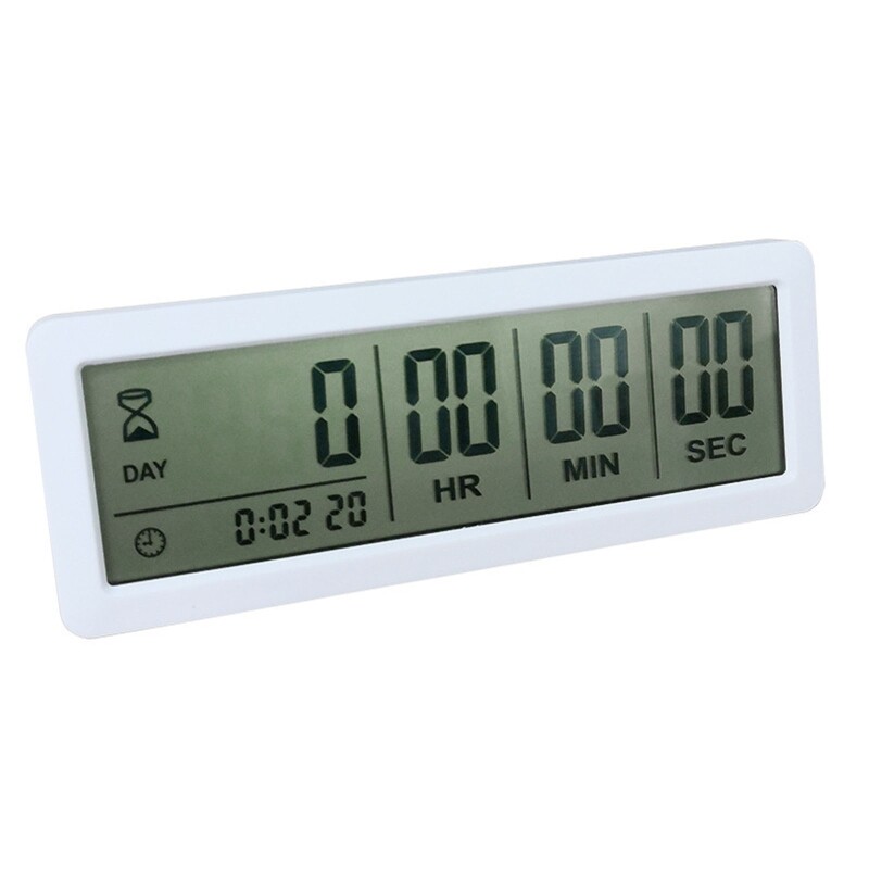 LED Countdown Clock Digital Timer 999 Days Retirement Reusable Vacation Timers