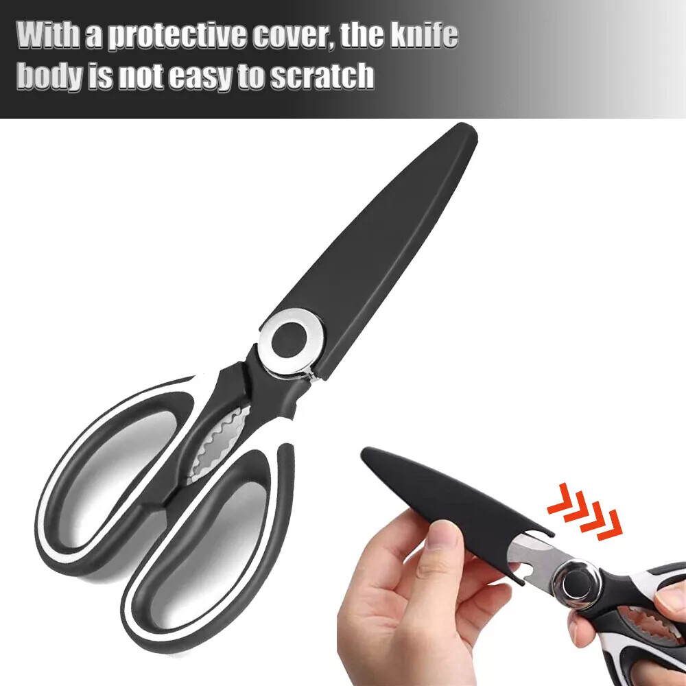 Multi -functional Kitchen Shears Heavy Duty Scissors for Meat Fish Chicken Bones