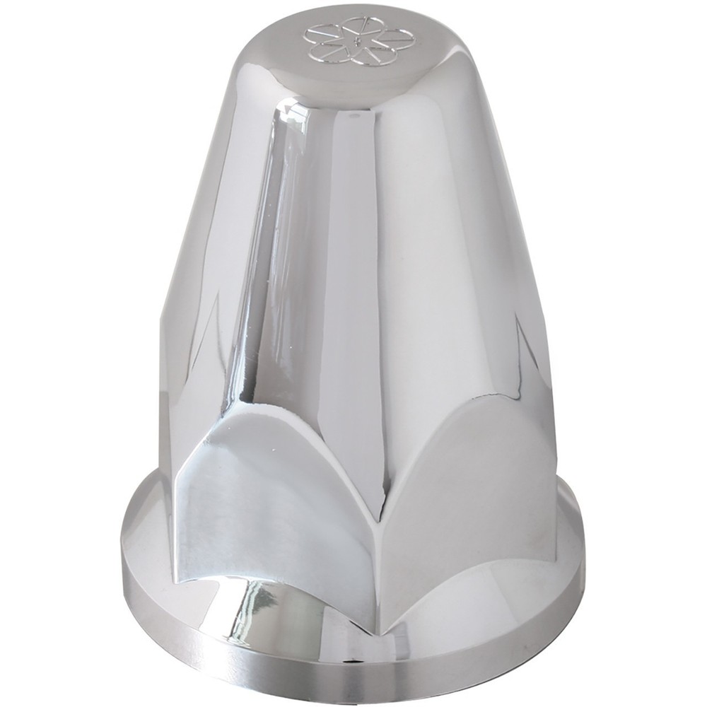 Chrome Plastic Lug Nut Covers With Spring 10 Pack