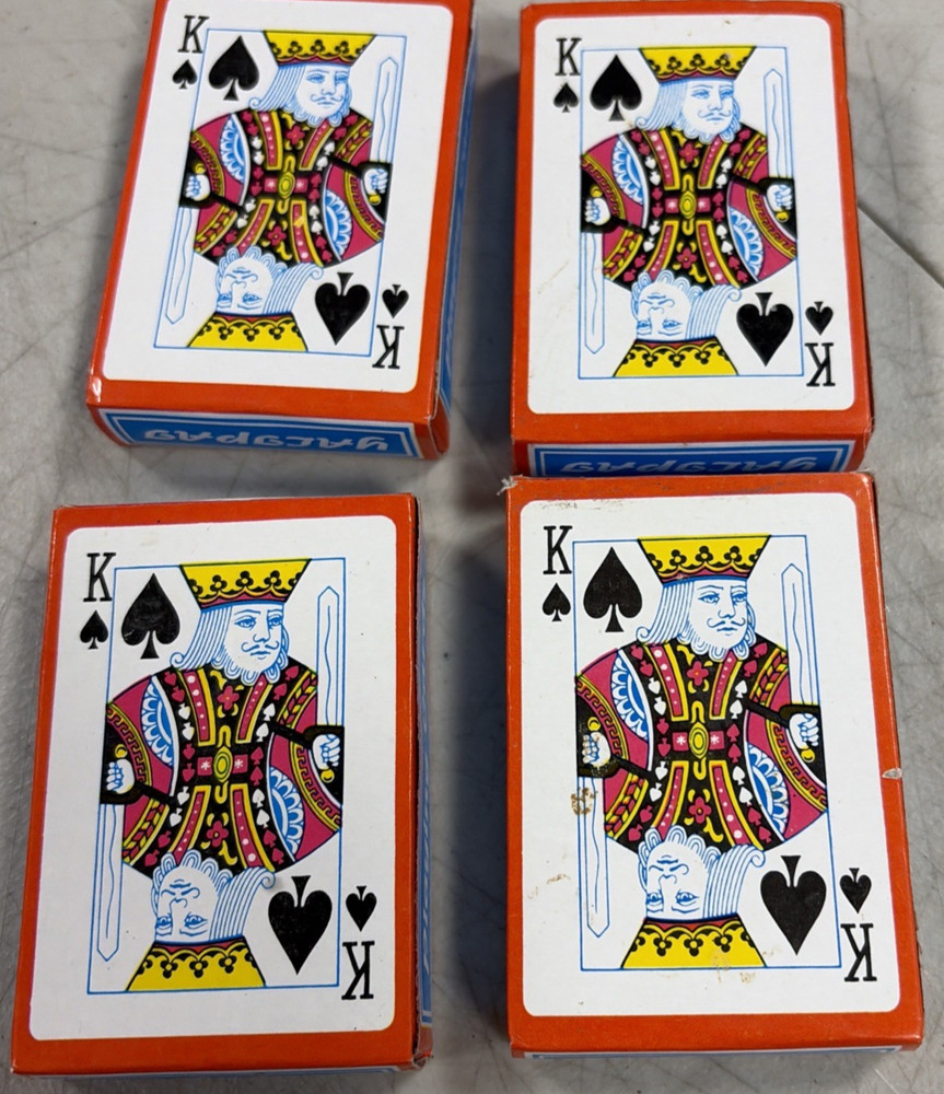 4 Decks Playing Cards New