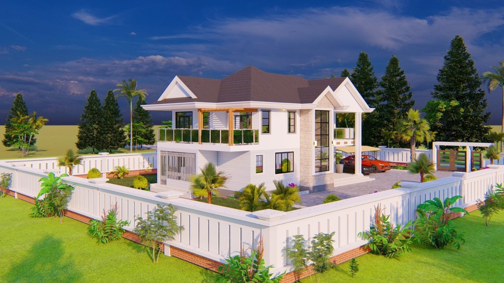 4 Bedroom House Plan [modern ]