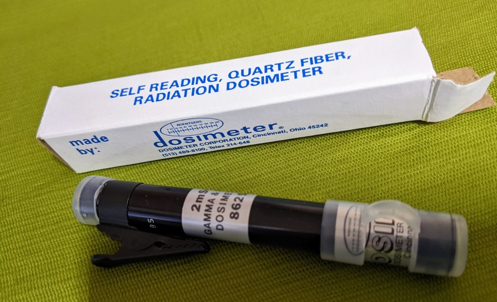 Dosimeter Corp. Pencil Dosimeter, model 862Sv
