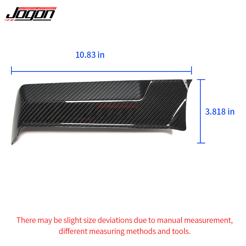 Carbon Console Navigation Panel Trim Decor For C8 Corvette Stingray Z06 Z51 20+