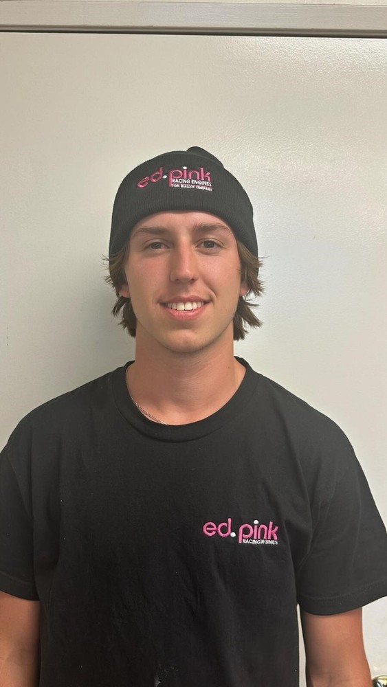 Authentic Ed Pink Racing Engine Beanie Hat Men new, Drag racing, Midget Engines