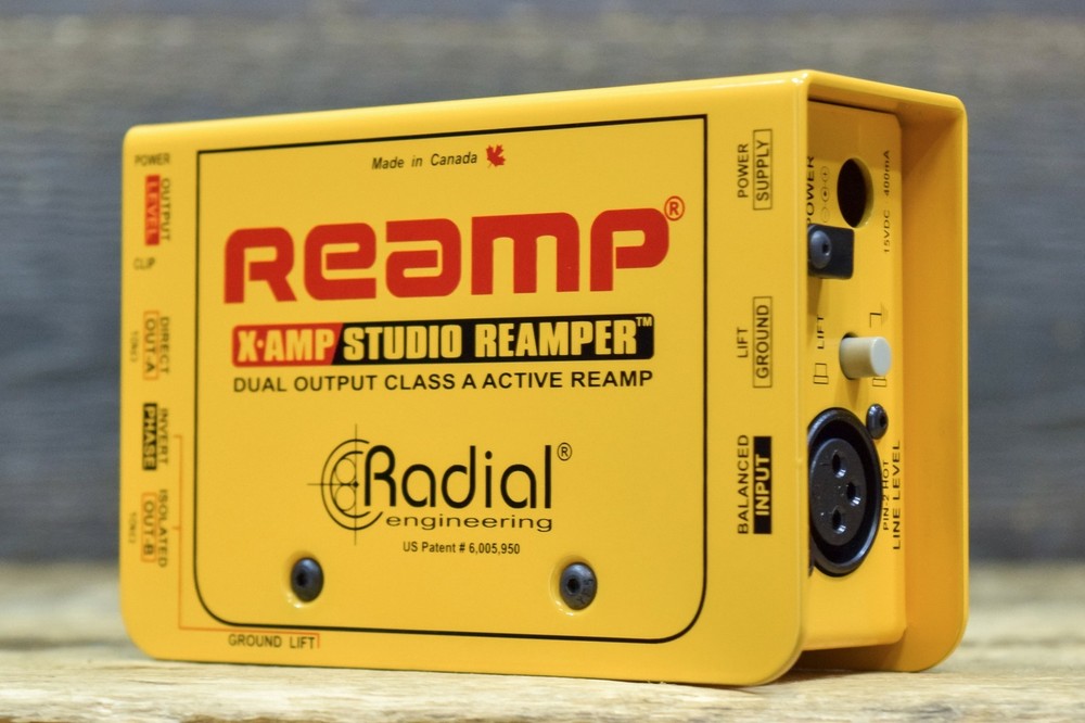 Radial Engineering X-Amp Studio Reamper Dual Output Class A Active Reamp