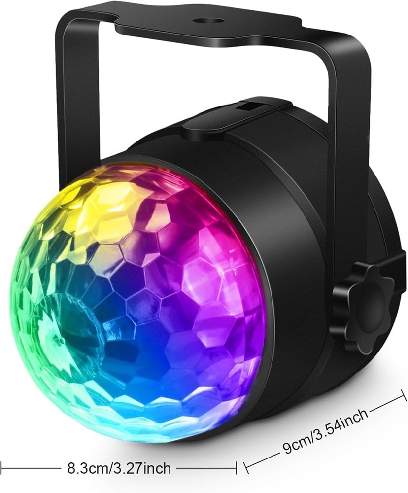 Multi-Function Disco Ball Lights with Remote - Perfect for Dance Parties & Gifts