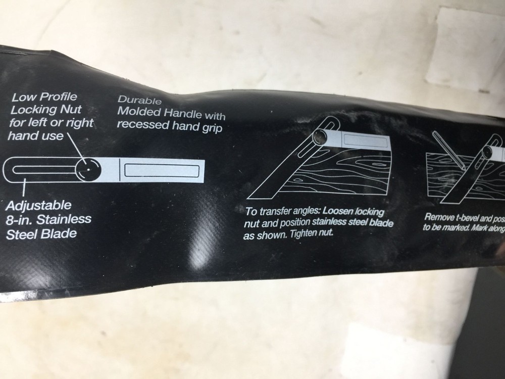Sears T Bevel Adjustable Stainless Steel Blade