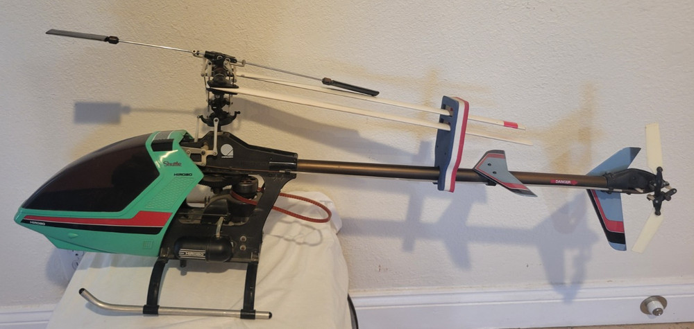Hirobo Shuttle R/C Helicopter Read description please! No radio.