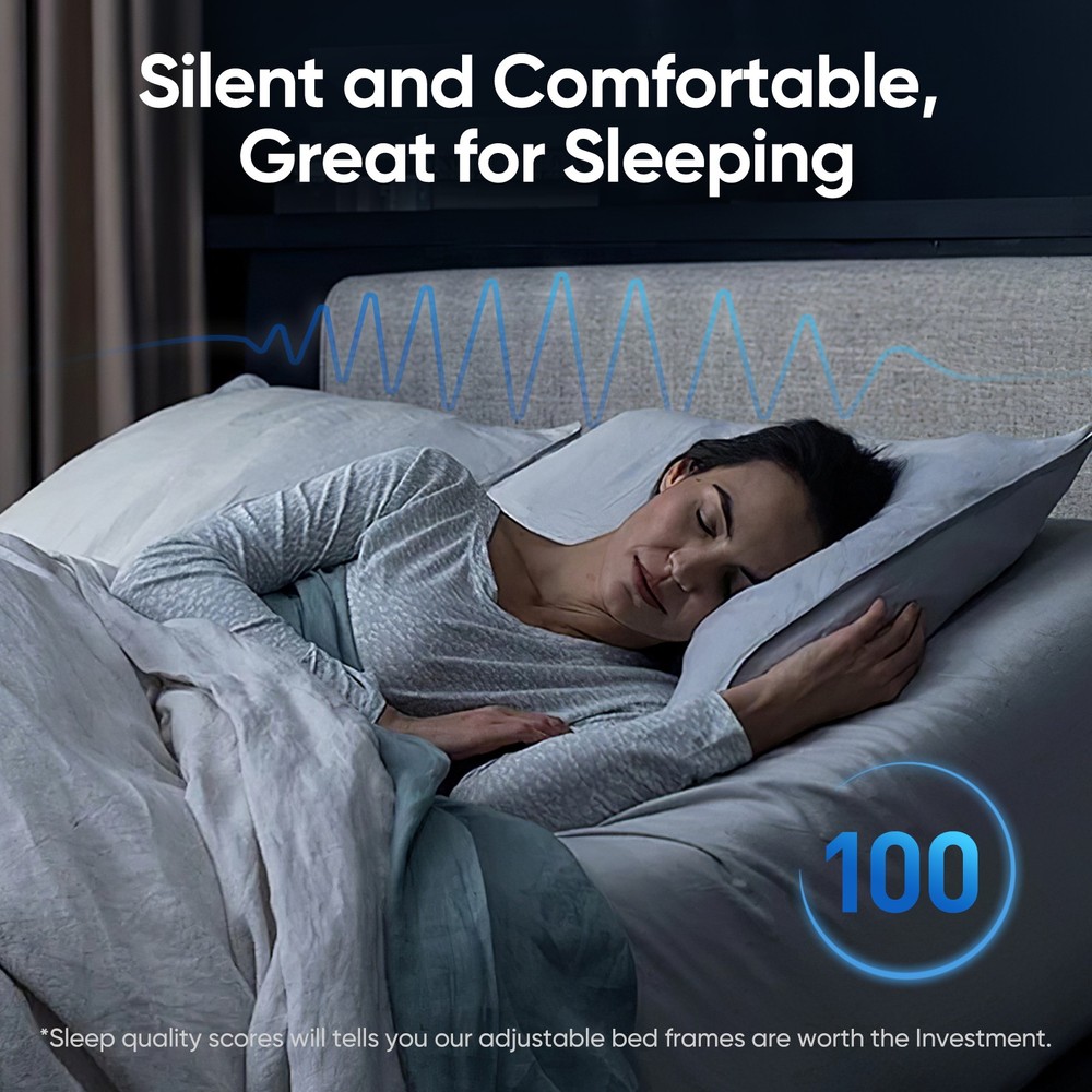 Used Adjustable Bed Frame Zero Gravity Powered Base w/ Massage Remote Twin XL