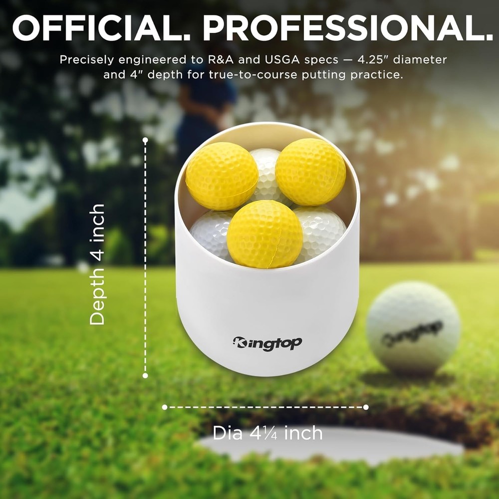 Golf Hole Cup – Fit PGA/USGA Regulations, Golf Accessories for Backyard Pract...