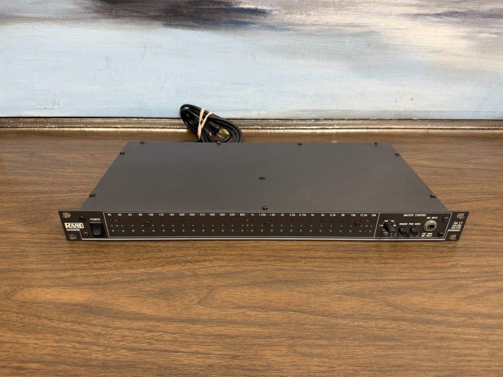 Rane RA 27 Rack Mount Realtime Spectrum Analyzer - Tested & Working