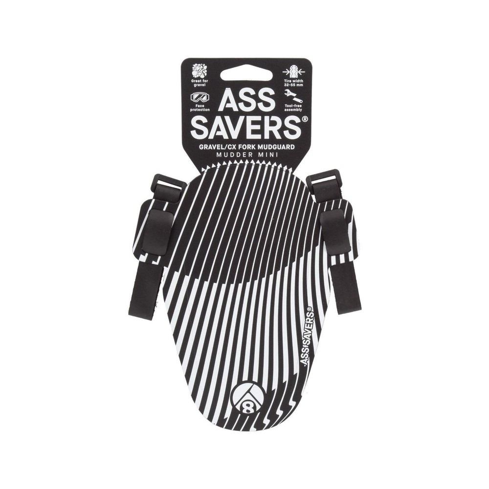 Origin8 Speed Ass Savers Front Fender Mini, Black