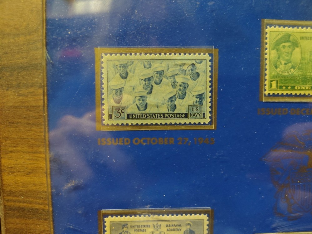 US Navy 1st Day Issue Plaque