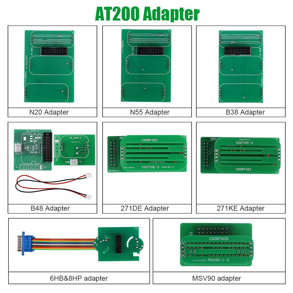 AT200 FC200 Adapters Set No Need Disassembly With 6HP&8HP/MSV90/N55/N20/B48/B58