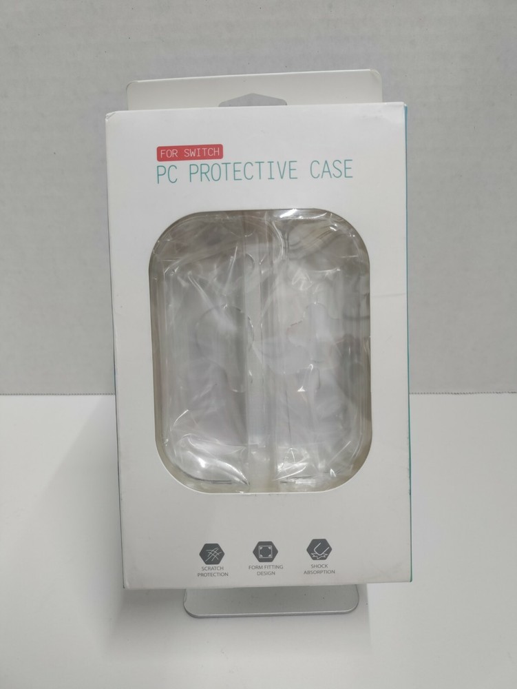 Protective Crystal Clear Cover Case And Screen Protector For Nintendo Switch NIB