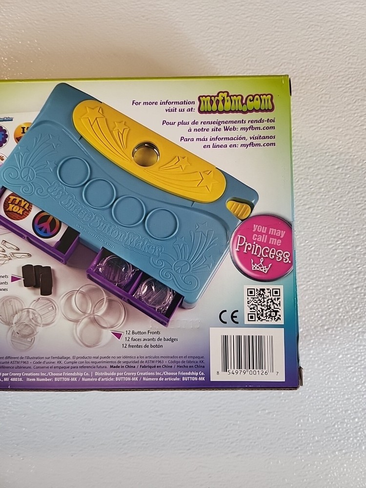 My Image Button Maker-Brand New- F31