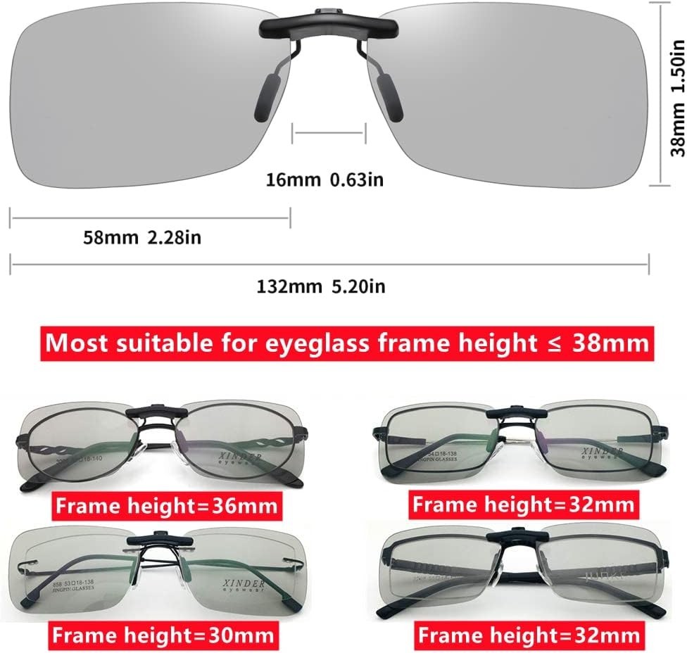 Lightweight 3D Clip-On Glasses Set