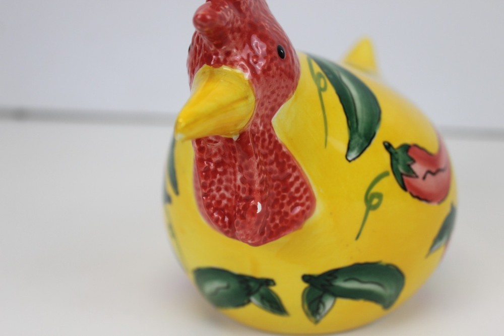 1999 Rooster Hand painted Ceramic Figure CBK, LTD used