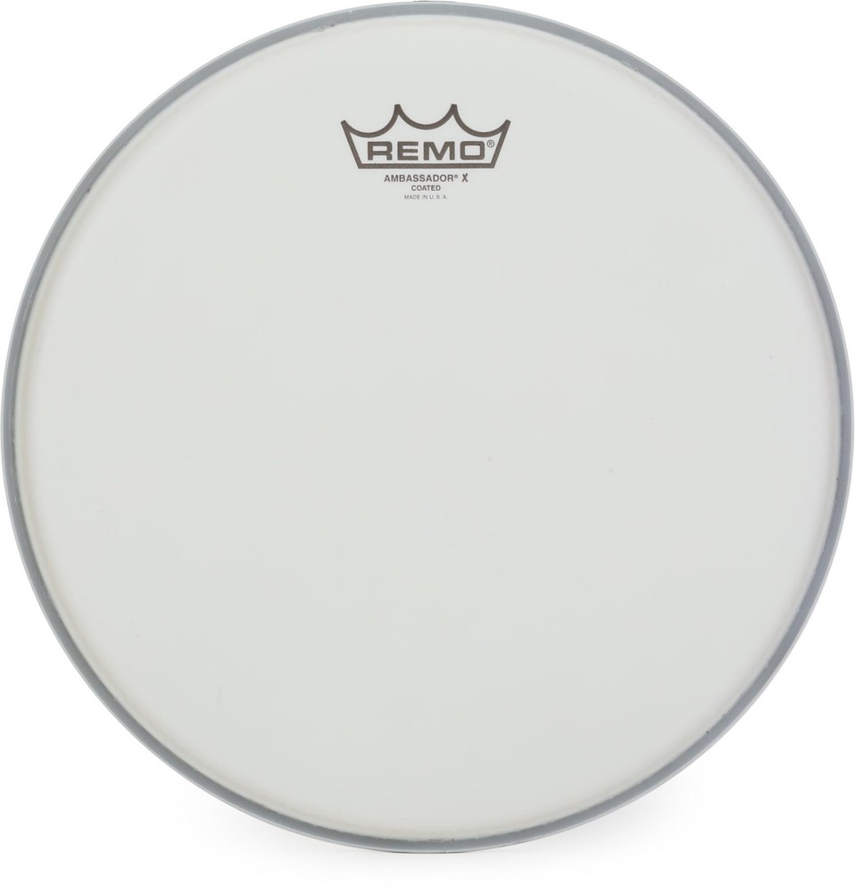 Remo Ambassador X Coated Drumhead - 12 inch (2-pack) Bundle