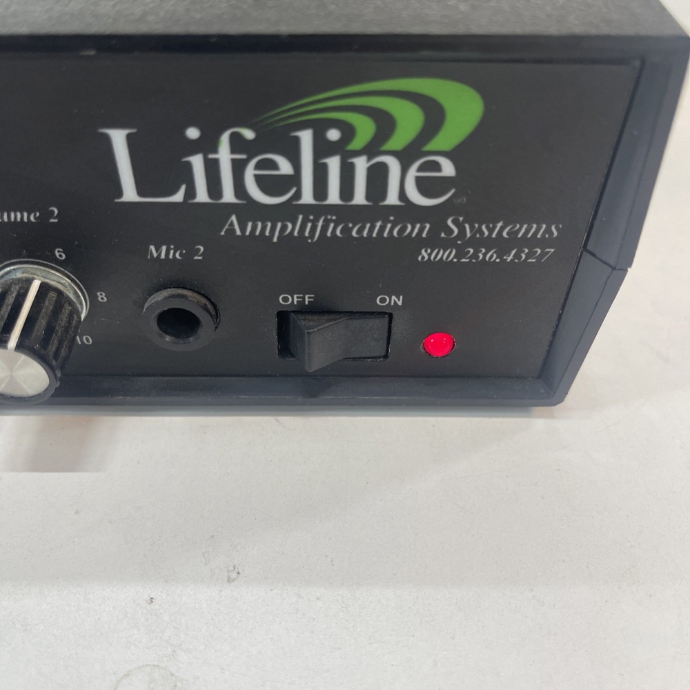 Lifeline Amplifier Classroom Amplification System 2 Microphone Line LA-30
