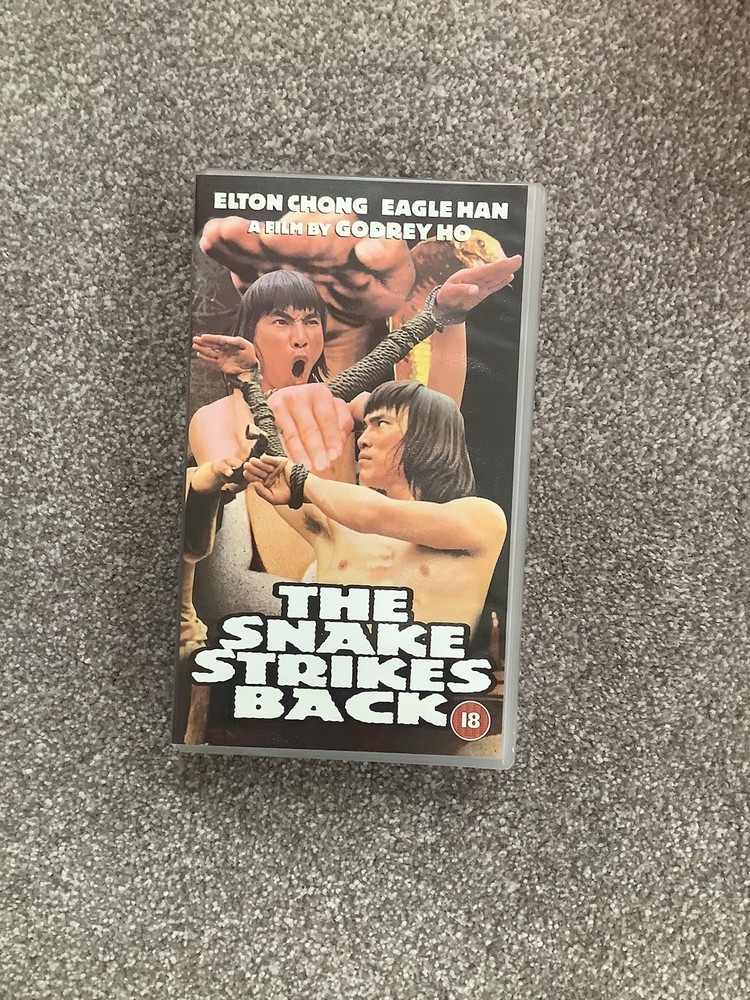 The Snake Strikes Back Eastern Heroes Kung Fu Vhs