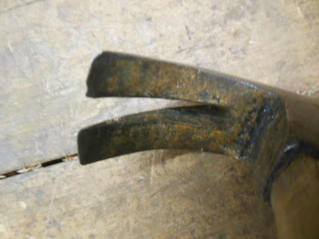 Vintage Collins Dynamic D1x 16oz curve claw hammer old carpenter tool