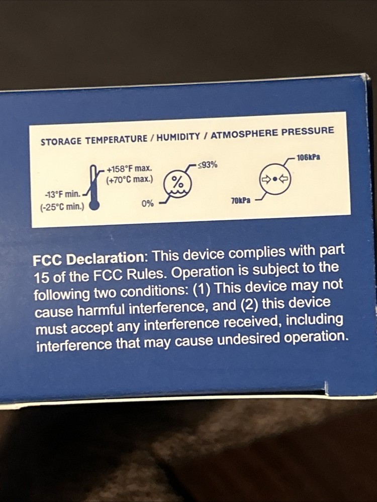 Equate Fingertip Pulse Oximeter With Comfortable Silicone Padding Open Box