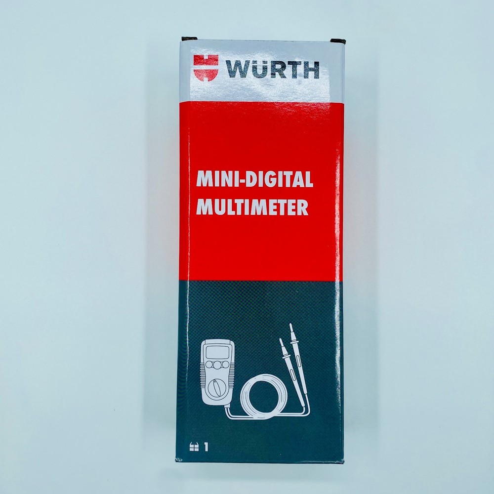Würth Mini Digital Multimeter DC and AC Voltage LCD 2000