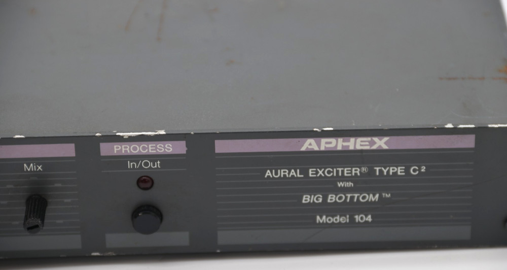 APHEX 104 Aural Exciter Type C2 W/ Big Bottom *READ*