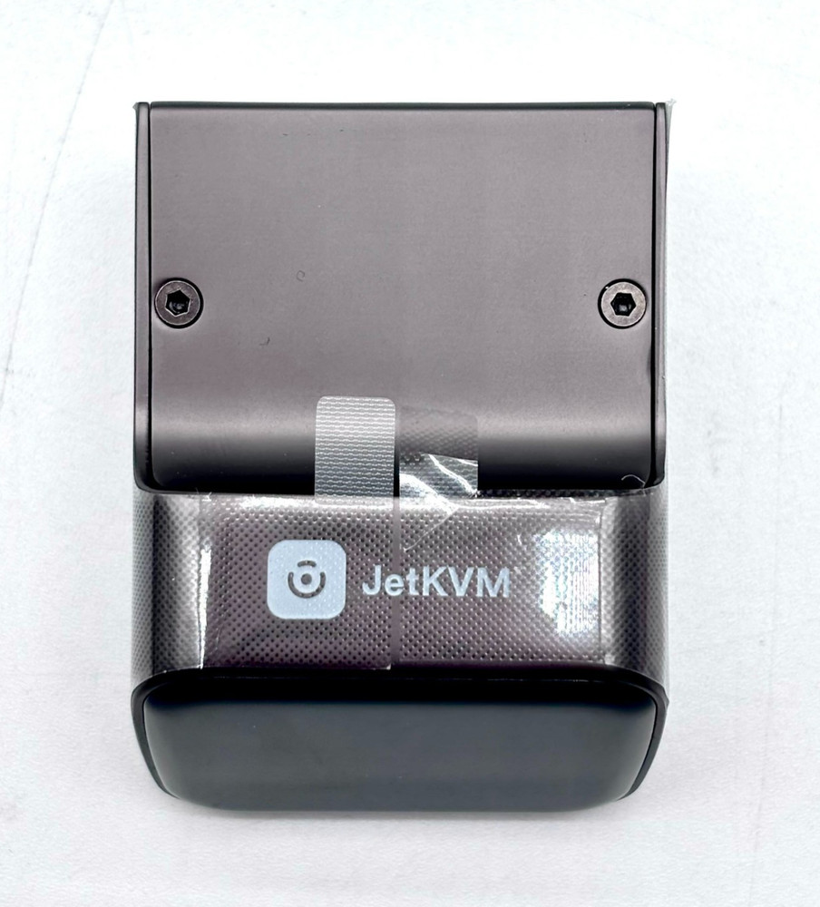 JETKVM Next Generation Open Source IP KVM With Digital Display - Black