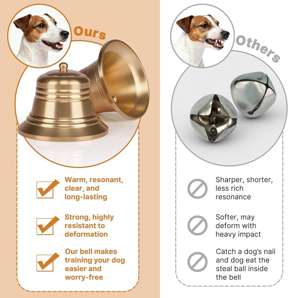 Leather Dog Bell for Training