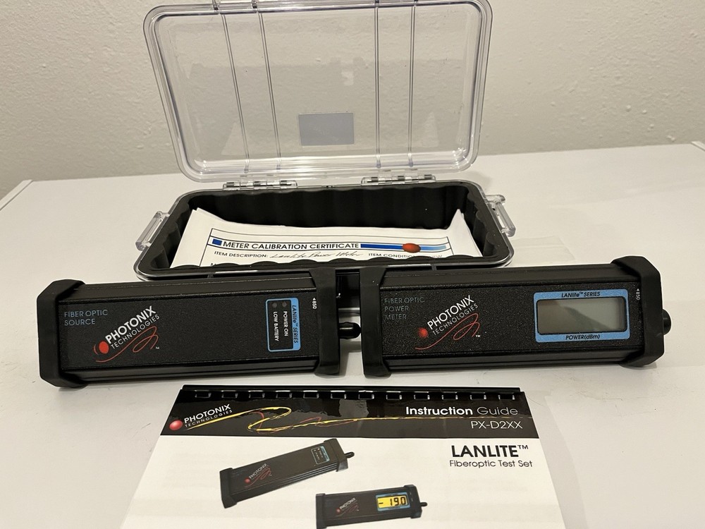 Photonix LANLITE Fiber Optic Test Set