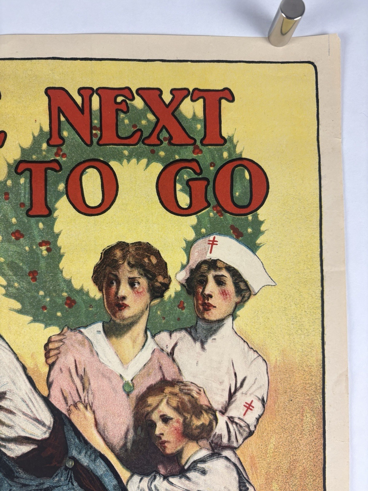 FIGHT TUBERCULOSIS RED CROSS World War 1 Poster (Fine-) 1919 15x20 WWI Bonds 1C