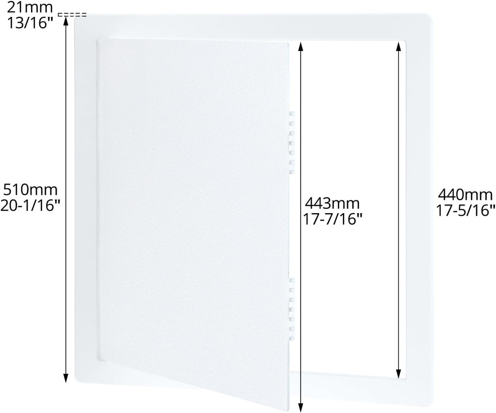 Access Panel Drywall 18X18" Plastic Access Door Removable Wall Access Panel HVAC