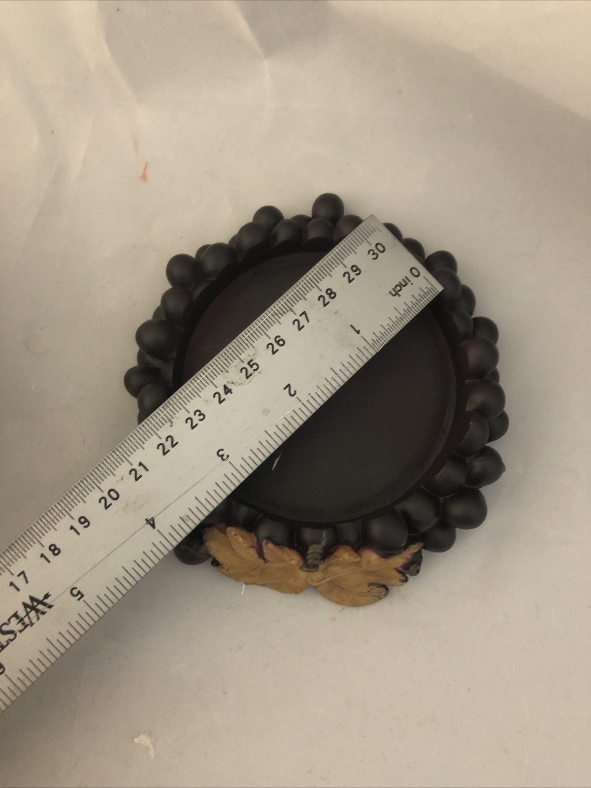 Miko Grape Glass & Bottle Mat/Coaster NEW