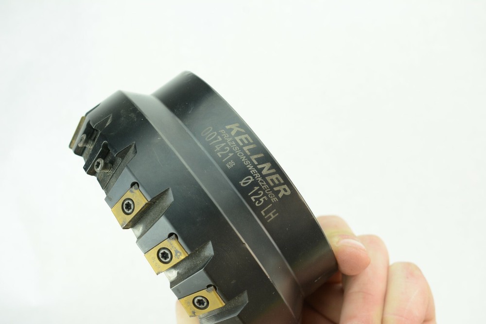 Kellner Indexable Chamfer/Angle Face Mill 125mm Left hand 007412