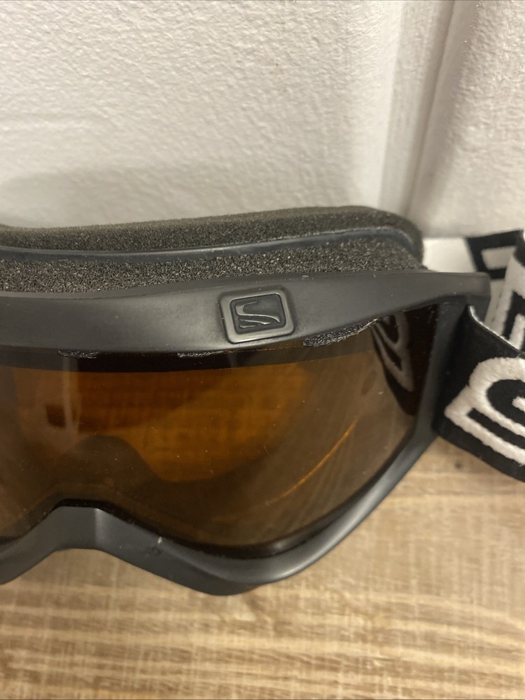 Scott Ski Snowboard Goggles Black Frame Orange Lens Adjustable Strap