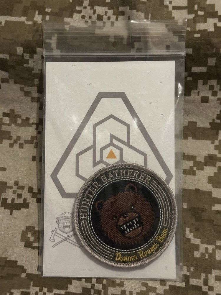 Prometheus Design Werx Danger Ranger Bear, Hunter Gatherer Patch