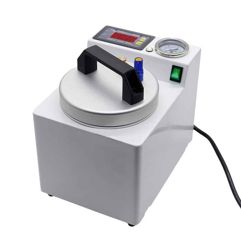 Dental Lab Automatic Polymerizer Portable Curing Pressure Pot Digital Display US