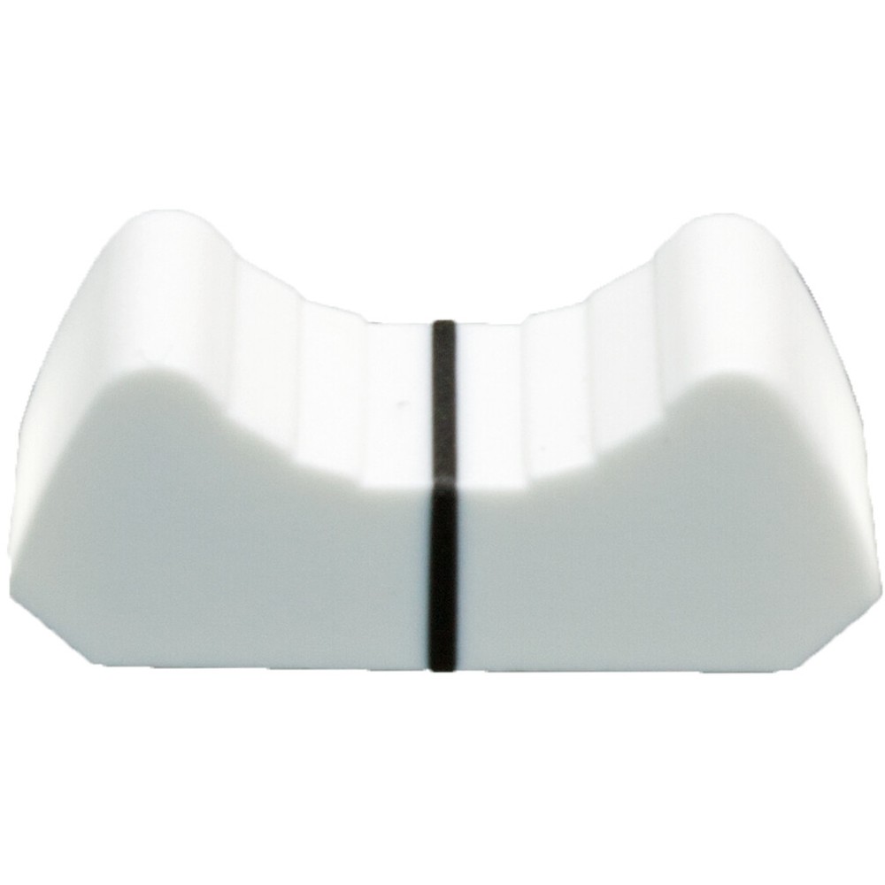Sifam 2pcs FADER KNOBs CAPs WHITE 0.73" slider potentiometer replacement mixer